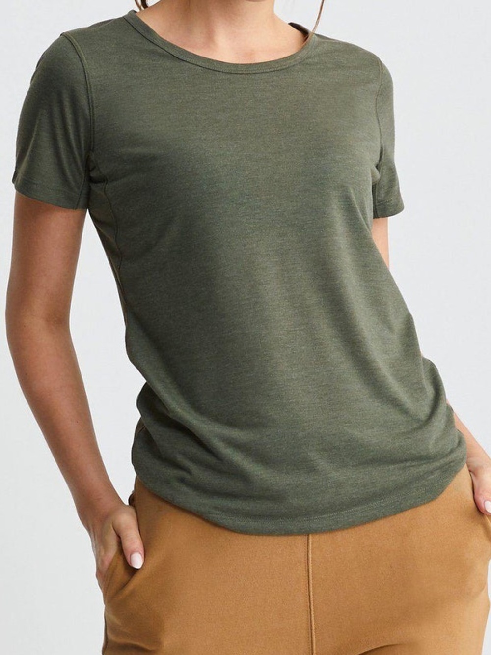 Seadon Trail Goods NEW Daymaker Tee Shirt Top Elm Green XXL 20-22 NWT